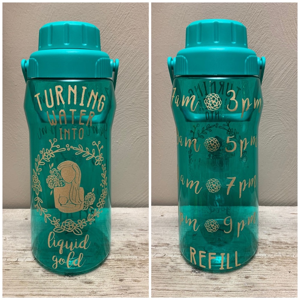Floral Breastfeeding Momma Water Intake Bottle